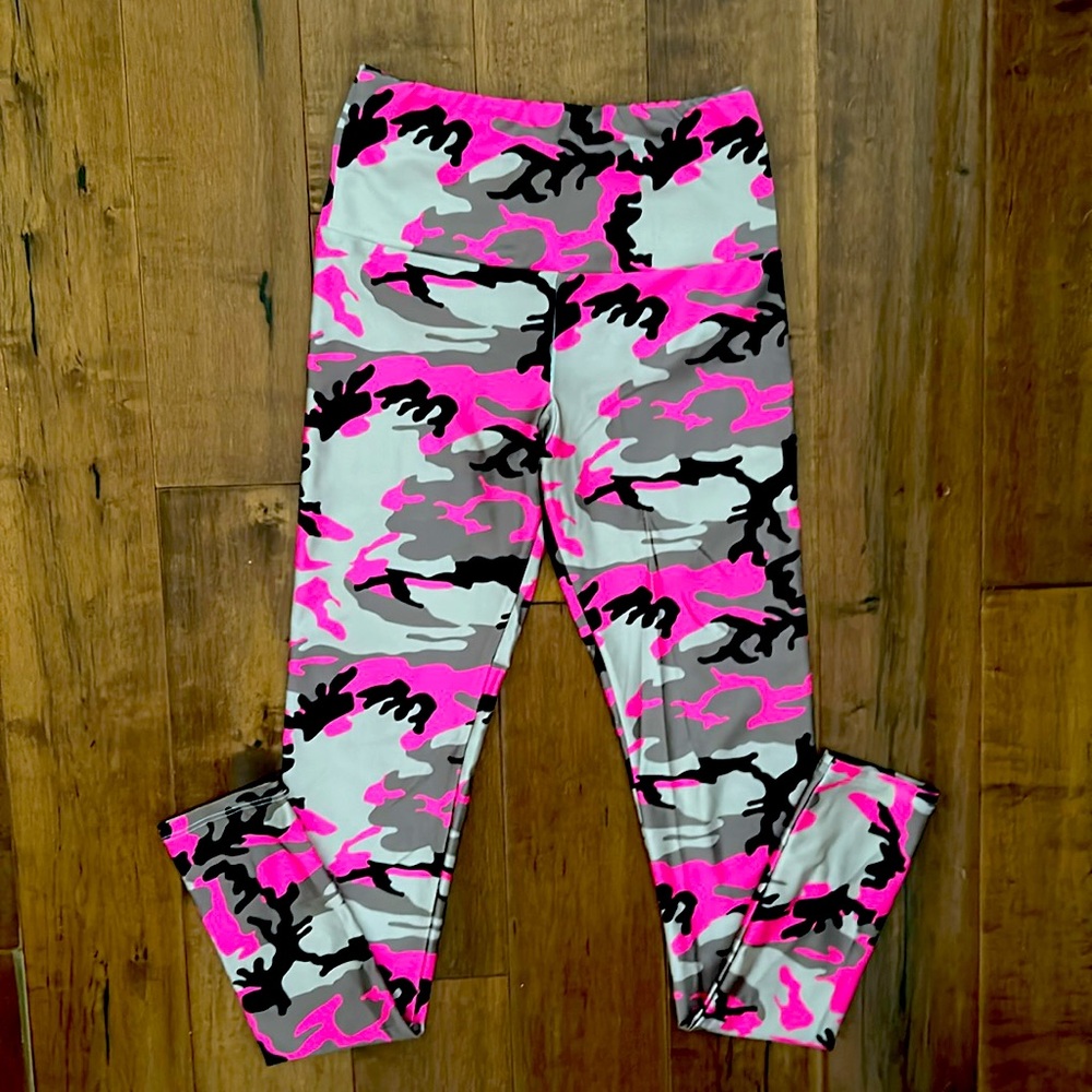 Goldsheep Pink Camo Leggings